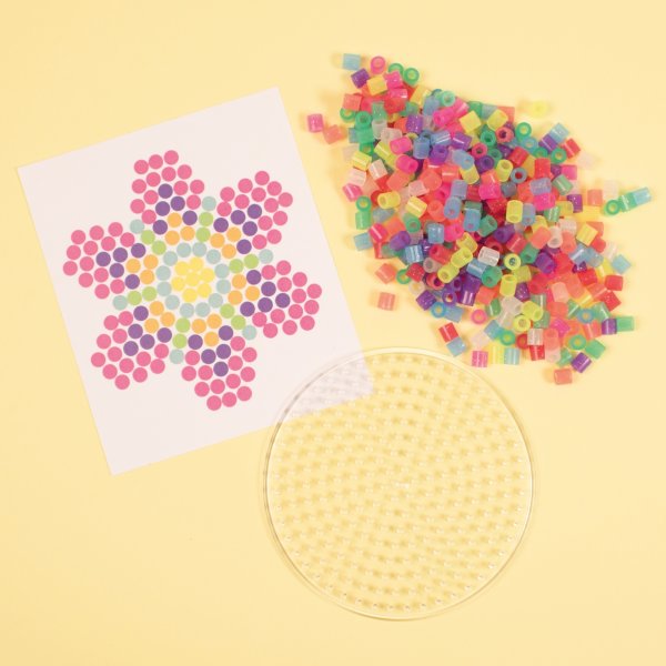 Rörpärlset med platta 1 000 st glitter Rörpärlset med platta 1 000 st glitter