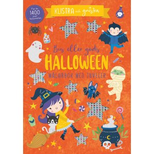 Halloween Trick or Treat - fargeleggingsbok med over 1400 juvelklistremerker Halloween Trick or Treat - fargeleggingsbok med over 1400 juvelklistremerker