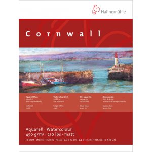 Akvarelblok Hahnemhle Cornwall 450 g Mat
