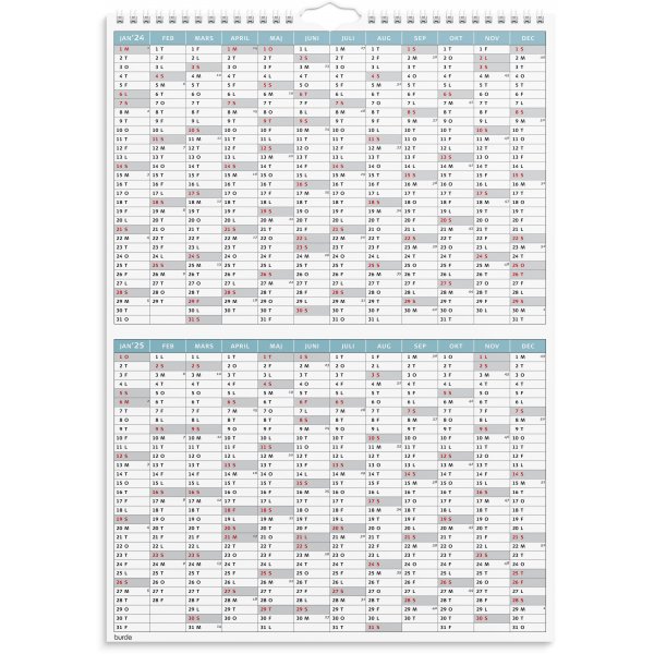 Familiekalender 24/25 - Klistremerker Familiekalender 24/25 - Klistremerker