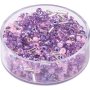 Rocaillesp�rlor 2,5 mm, 17 g, blandade f�rger