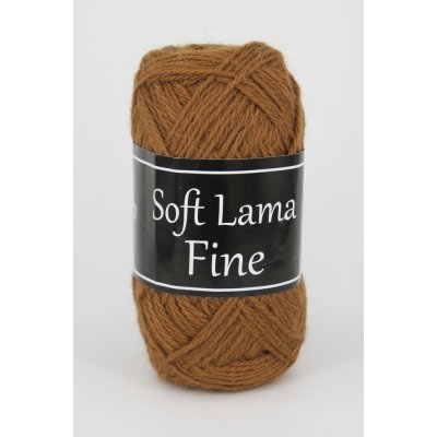 Svarta Fret Soft Lama Fine garn 50g