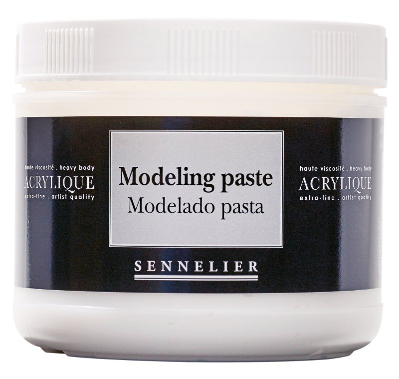 Akrylmedium Sennelier 500 Ml - Modeling Paste - Akrylmedier, Malermedium, Fernis og kunstner medier til kunstmaling