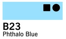 Copic Sketch - B23 - Phthalo Blue - Copic Sketch, Copic-penne, Markers, Penne, Penne, kridt & tusch