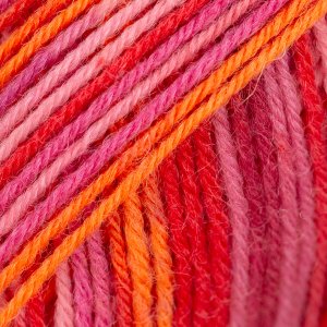 DROPS Fabel Print garn 50g - Sunset (310)