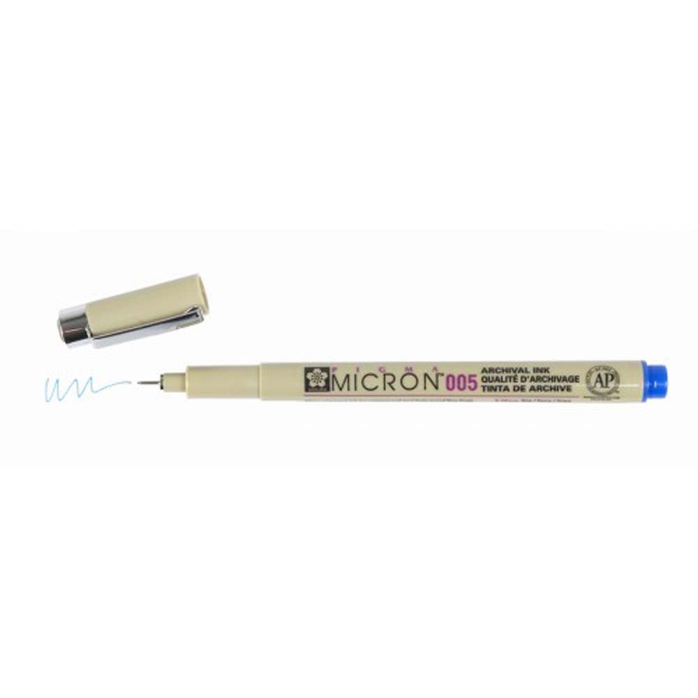 Pigma Micron Blue - 0,2 mm - Fineliners, Penne, Penne, kridt & tusch