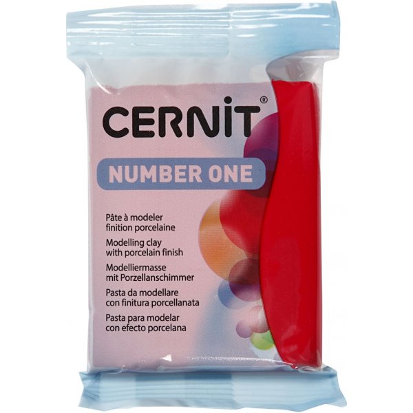 Cernit - julröd (463) - 56 g Cernit - julröd (463) - 56 g