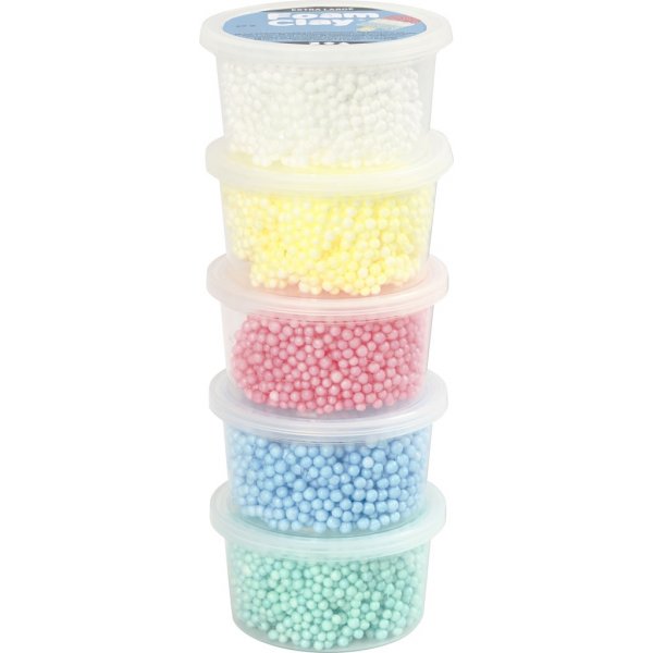 Foam Clay Extra Large - mixade färger - 5 x 25 g Foam Clay Extra Large - mixade färger - 5 x 25 g