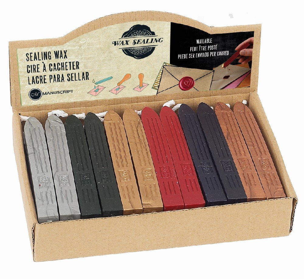 Stempelvoks Classic 36-pak - Multi Wax - Lakstænger, Stempler, Scrapbooking, Håndværk