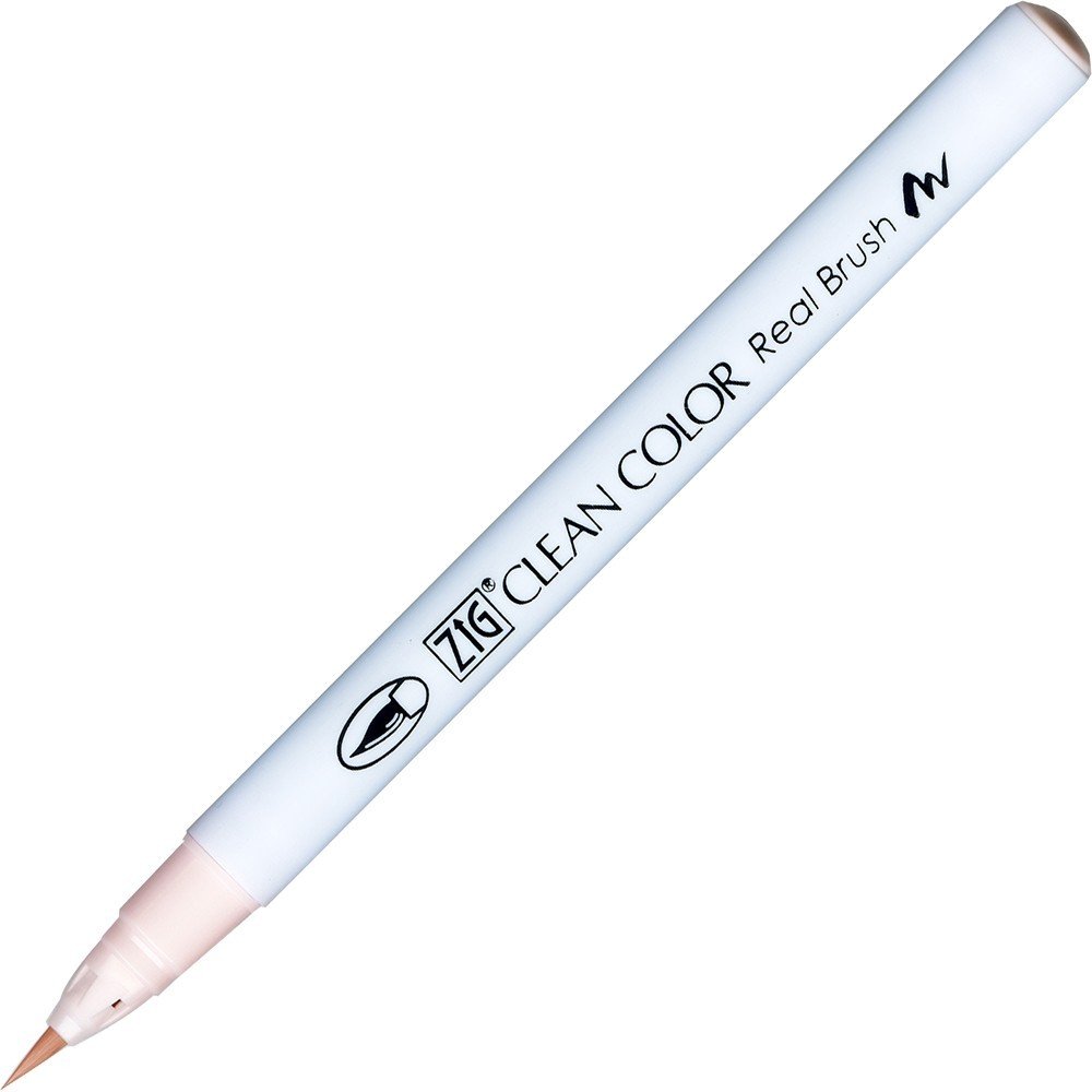 Penselpen ZIG Clean Color Real Brush - Pale Pink (028) - Penselpenne, Penne, Penne, kridt & tusch