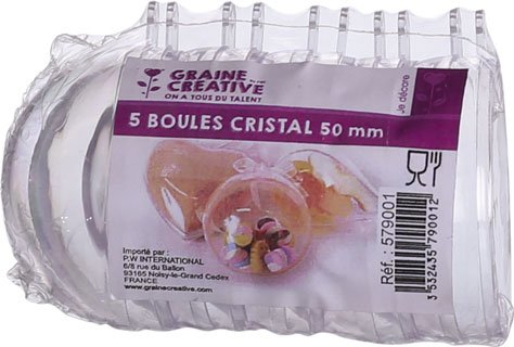 Delbara plastkulor 5 cm - 5 st Delbara plastkulor 5 cm - 5 st