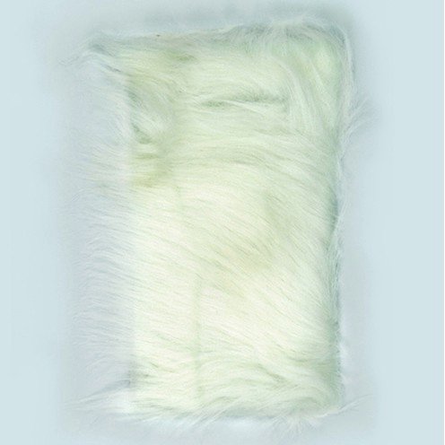 Plstextil 20 x 35 cm - vit