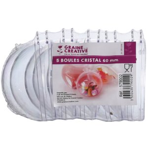 Delbara plastkulor 6 cm - 5 st Delbara plastkulor 6 cm - 5 st