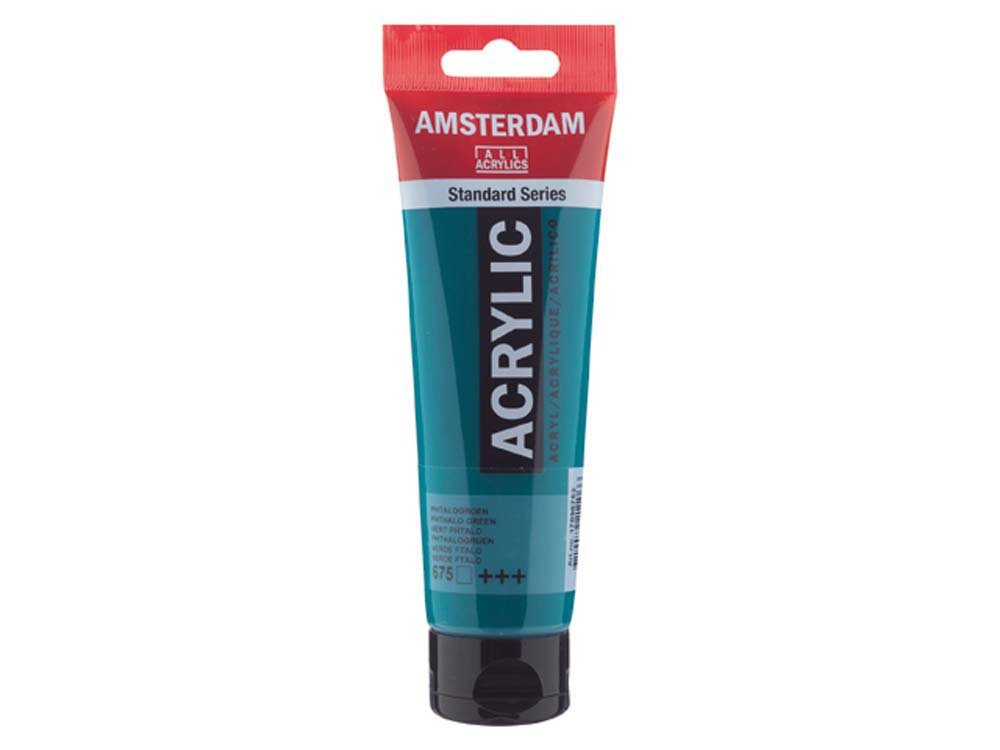 Amsterdam Akryl 120 ml - Phthalo Green - Akrylfarver, Kunstnerfarver
