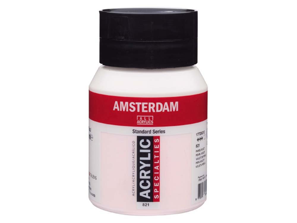 Amsterdam Akryl 500 ml - Pearl Violet - Akrylfarver, Kunstnerfarver