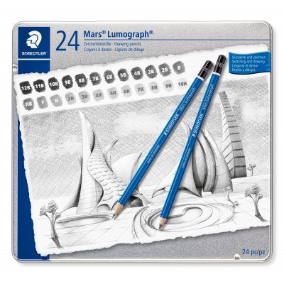 Mars Lumograph blyanter - 24 blyanter