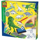 Stmpelset - dinosaurier