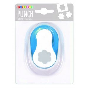 Stans blomma 2,5 cm - Bl�/vit