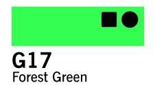 Copic Ciao - G17 - Forest Green - Tuschpenne, Penne, Penne, kridt & tusch