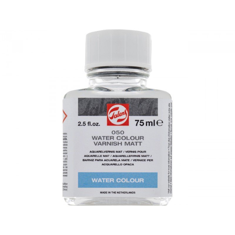 Vandfarve Fernis Mat - 75 ml - Akvarel-lak, Hobbylack, Fernis og kunstner medier til kunstmaling