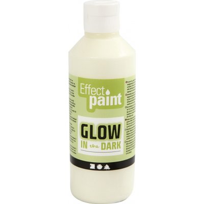 Glow in the Dark - fluorescerande gul - 250 ml