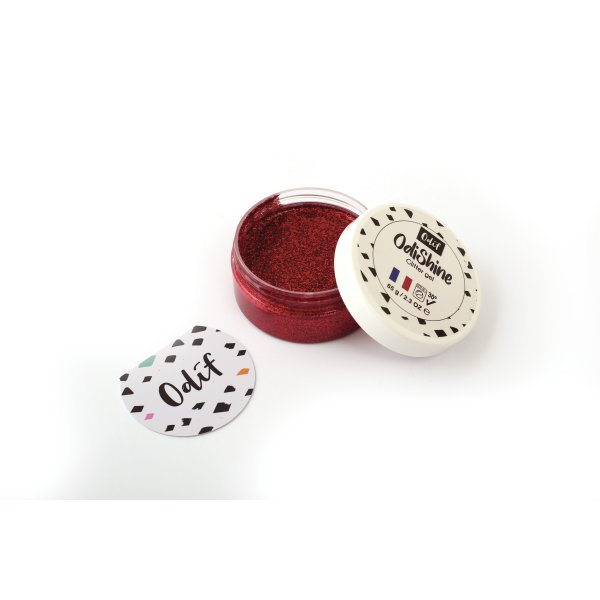 Glittergel ruby 70 ml Glittergel ruby 70 ml