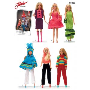 Virkmönster - Barbiekläder i mini eller baby pascal Virkmönster - Barbiekläder i mini eller baby pascal
