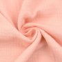 Bomullsmuslin Double Gauze – 130 cm - Ljusrosa