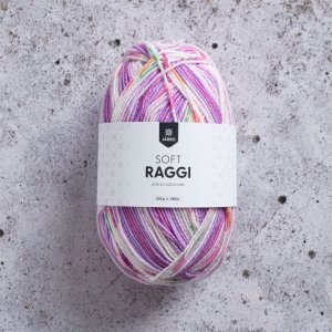 Soft Raggi 100g - Purple print