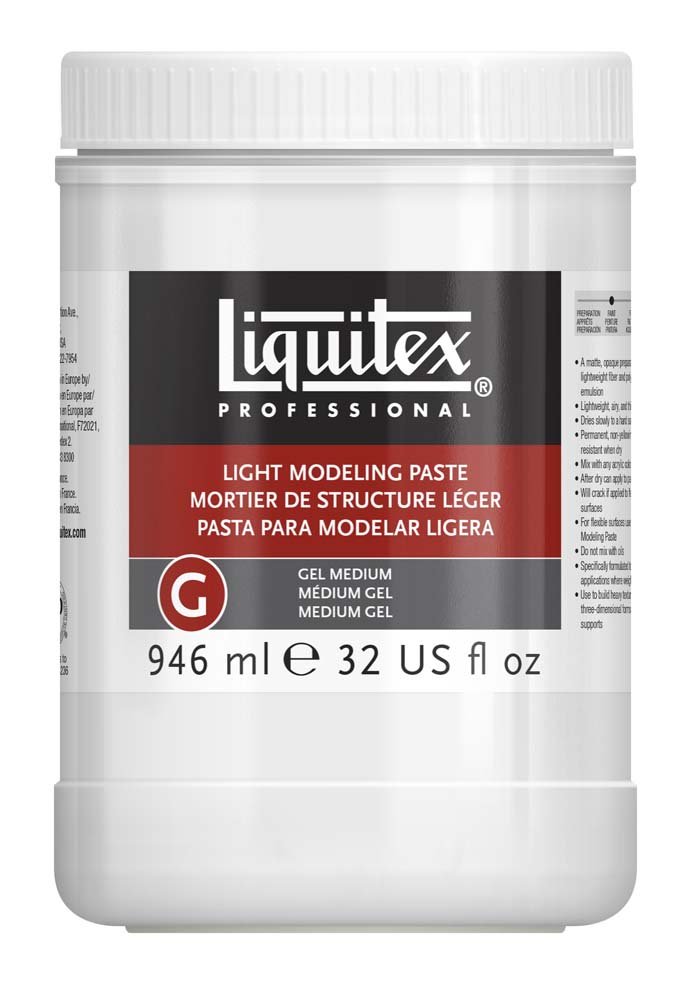 Let Modelleringspasta Liquitex 946 ml - Akrylmedier, Malermedium, Fernis og kunstner medier til kunstmaling