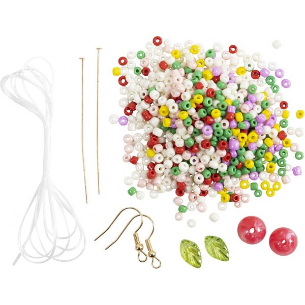 Mini DIY Kit Smycken - Elastiskt armband och örhänge Mini DIY Kit Smycken - Elastiskt armband och örhänge