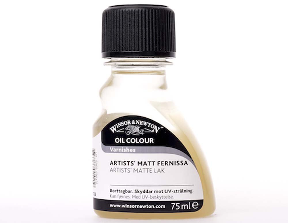 Fernis W&N Artists Matt - 75 ml - Medium til oliemaling, Malermedium, Fernis og kunstner medier til kunstmaling