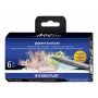 Staedtler Pigment Brush Pen - Pastell 6-pack