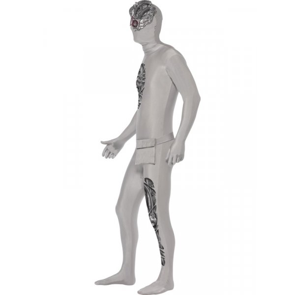 Second skin-dräkt, robot maskeraddräkt - Medium Second skin-dräkt, robot maskeraddräkt - Medium