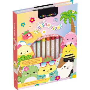 Lag og mal Squishmallows - fargeleggingsboks med duftpenner Lag og mal Squishmallows - fargeleggingsboks med duftpenner