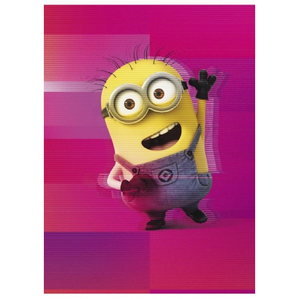 Kollegieblok Dansende Minions - A4 Ternet