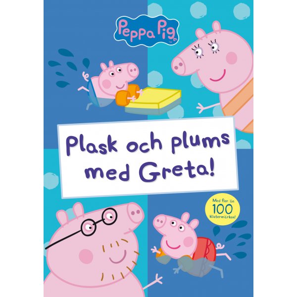 Pysselbok - Plask och plums med Greta