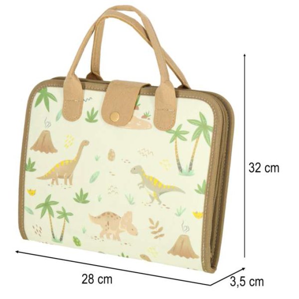 Montessori sensorisk aktivitetstaske Dinosaur 28 x 22 cm Montessori sensorisk aktivitetstaske Dinosaur 28 x 22 cm