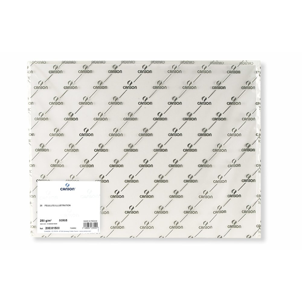 Canson Illustration Extra vit 250g - 50x65 cm - Tuschblock, Block