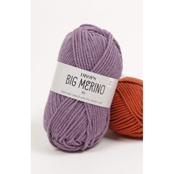 Drops Big Merino garn - 50g (ca 20 olika färgval) Drops Big Merino garn - 50g (ca 20 olika färgval)