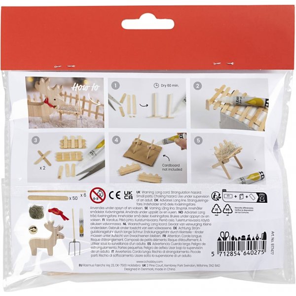 Mini DIY Kit Nissens Dörr - Ren Mini DIY Kit Nissens Dörr - Ren