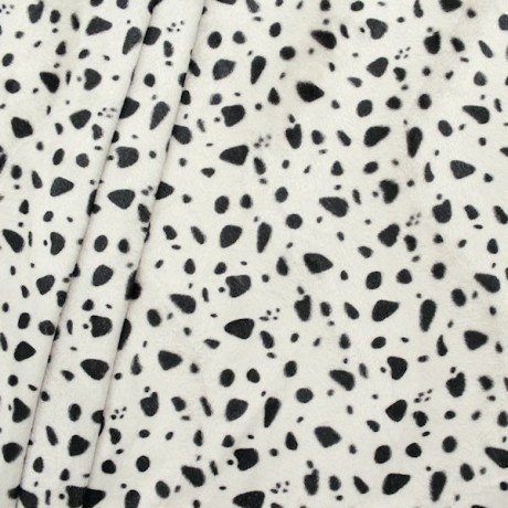 Dalmatiner imitationsdyr Velboa - 150 cm - Imiteret pels, Kunstlæder, Stof