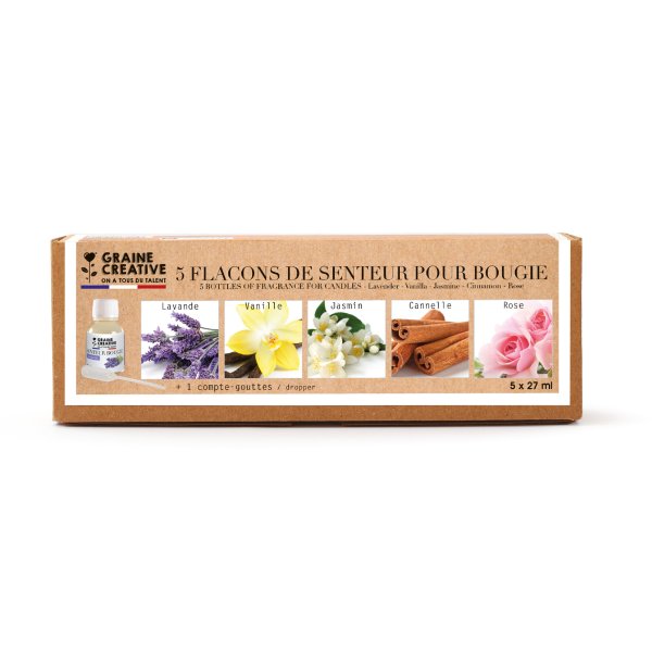 Doftoljor för ljus 5-pack, 27 ml - blomma och krydda Doftoljor för ljus 5-pack, 27 ml - blomma och krydda