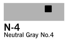 Copic Marker - N4 - Neutral Gray Nr.4 - Tuschpenne, Penne, Penne, kridt & tusch