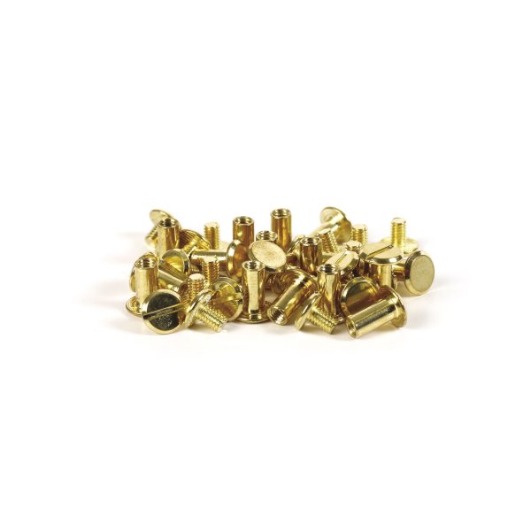 Skruvknappar 20-pack, 1 cm Skruvknappar 20-pack, 1 cm