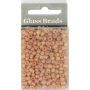 Rocaillepärlor matta frozen 4 mm Beige 25 g Rocaillepärlor matta frozen 4 mm Beige 25 g