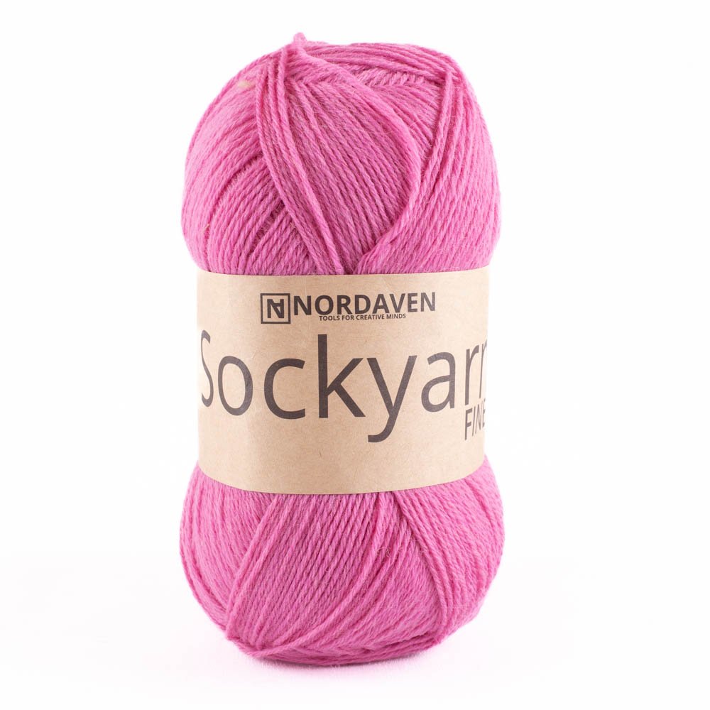 Nordaven Sockgarn Fine - Sangria Sunset - Nordaven Sockgarn Fine, Blandgarn, Garn, Sticka & virka