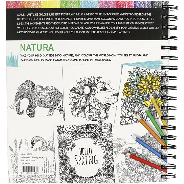Antistress målarbok - natur Antistress målarbok - natur