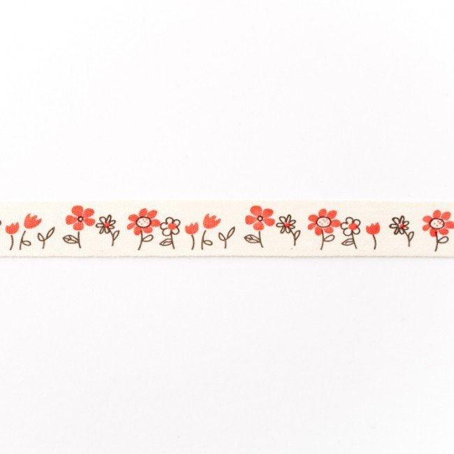 Dekorbånd - French - Blomster - Dekorationsbånd - Øvrige, Bånd & dekorationsbånd, Tekstilbånd & snor
