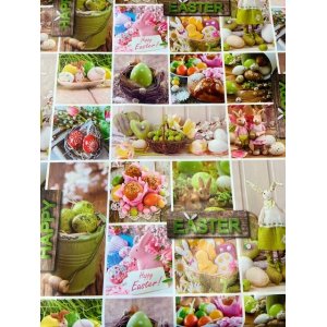 Vaxduk p�skmotiv 140 cm